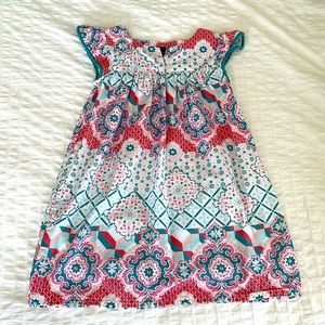 Tea Collection girls printed cap sleeve dress 5